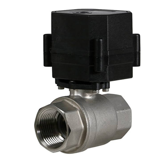 1 Stainless Electric Ball Valve - 2 Wire Auto Return | Electric Solenoid Valves
